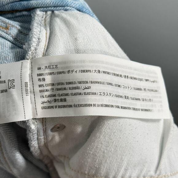 Abercrombie Curve Love 90s Relaxed Jeans 27 Light Wash High Rise Vintage Fit - Picture 6 of 10